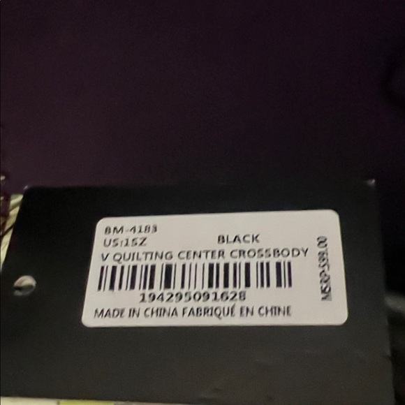 Black Quilted Chain Shoulder Bag - Picture 2 of 5